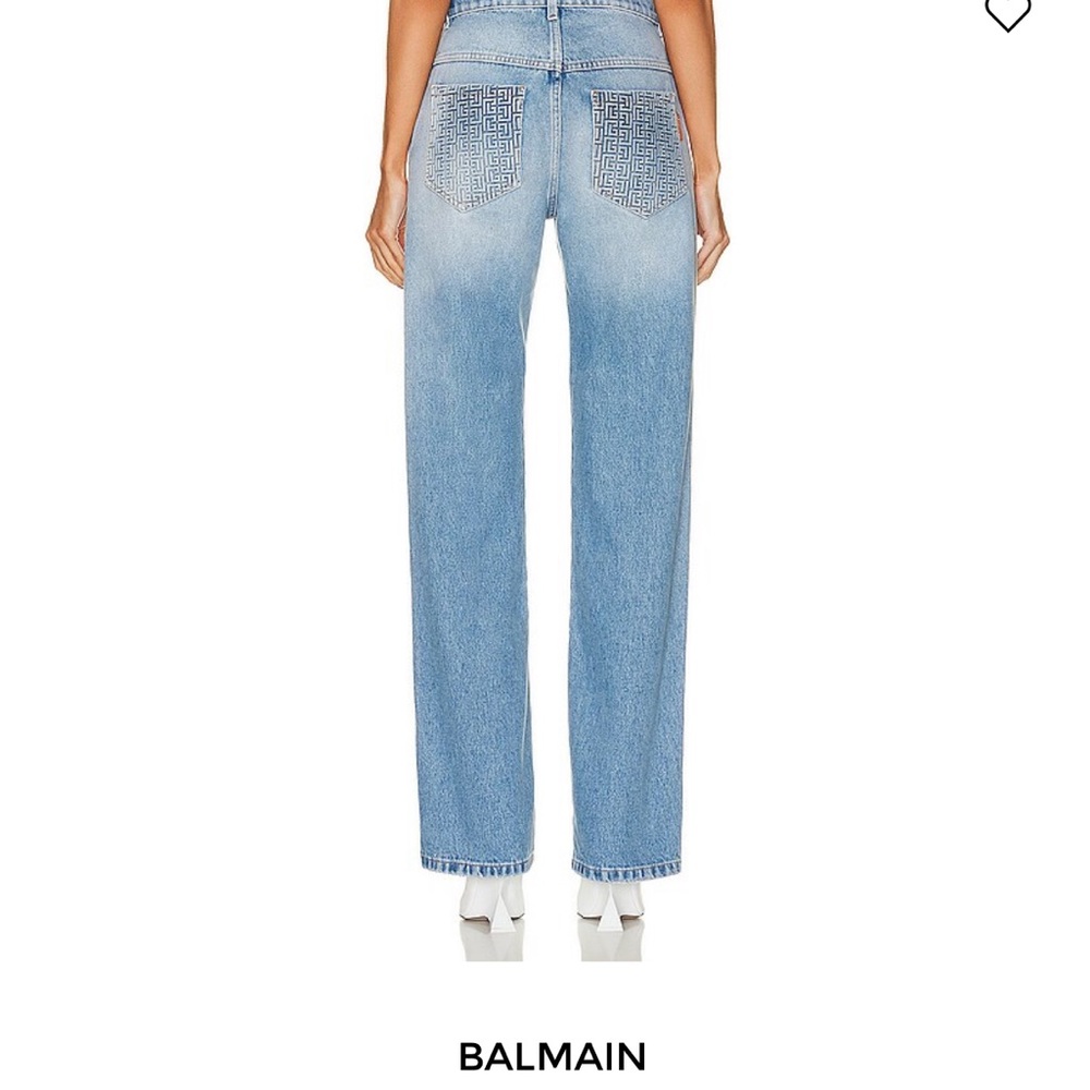 Balmain Jeans New, Unisex, never worn, size 40Fr, 30”, Suuuuper cute on!